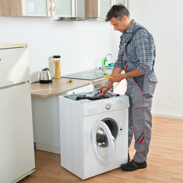 can you walk me through the steps of troubleshooting my washer issue in Milford